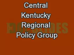 Central Kentucky Regional Policy Group