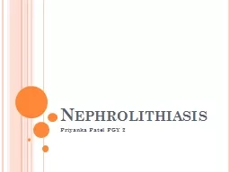 Nephrolithiasis Priyanka