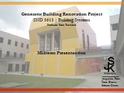 Generator Building Renovation Project