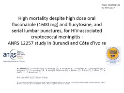High mortality despite high dose oral fluconazole (1600 mg) and