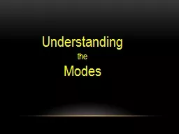 Understanding t he Modes