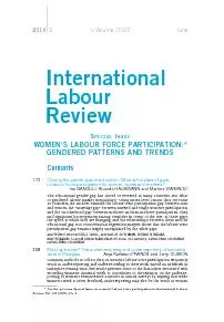     Volume  June International Labour Review Contents  Closing the gender gap in education