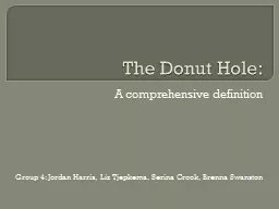 The Donut Hole: A comprehensive definition