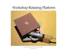 Workshop Rotating Platform