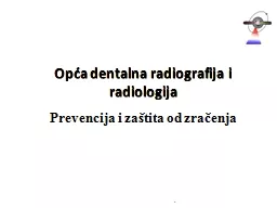 Opća dentalna radiografija i radiologija