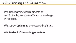 KRJ Planning and Research--