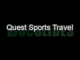 Quest Sports Travel