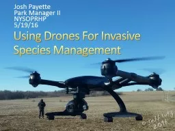 Using Drones For Invasive Species Management