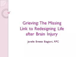Grieving: The Missing Link to Redesigning Life after Brain Injury