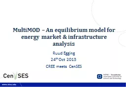 MultiMOD – An equilibrium model
