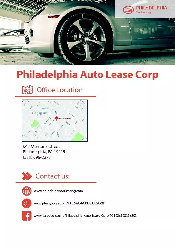 Philadelphia Auto Lease Corp		