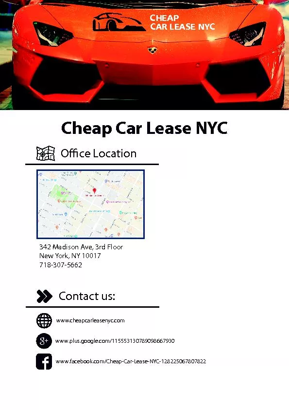 Cheap Car Lease NYC		