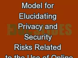 A Data- Reachability  Model for Elucidating Privacy and Security Risks Related to the