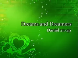 Dreams and Dreamers Daniel