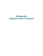 Bombardier Supplier Code of Conduct  ABOUT BOMBARDIER