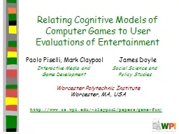 Relating Cognitive Models of Computer Games to User Evaluations of Entertainment