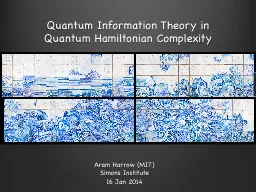 Quantum Information Theory in