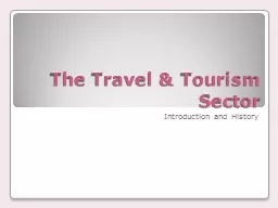 The Travel & Tourism Sector