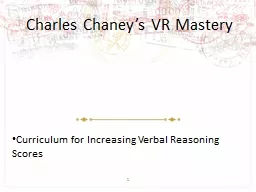 1 Charles Chaney’s VR Mastery