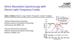 Direct Absorption Spectroscopy with