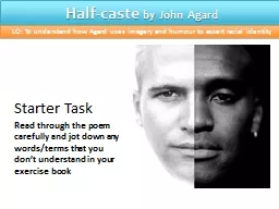 Half-caste  by John  Agard