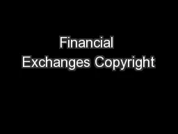 Financial Exchanges Copyright