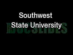 Southwest State University