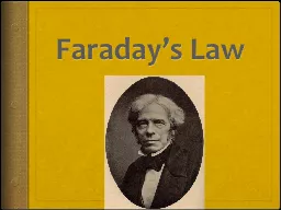 Faraday’s Law  e - Transfer Theory