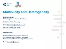 Multiplicity and Heterogeneity