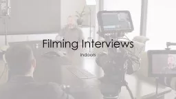 Filming Interviews Indoors
