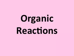 Organic Reactions Complete Combustion