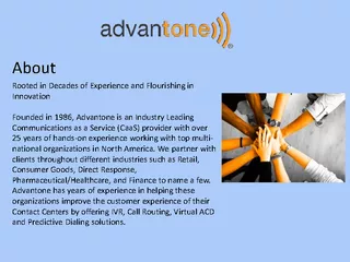 PDF-Advantone Contact Center solutions