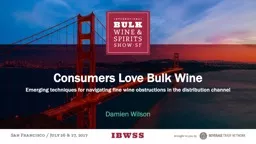 Consumers Love Bulk Wine