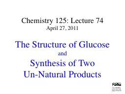 Chemistry 125: Lecture  74