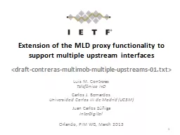 Extension of the MLD proxy functionality to support multiple upstream