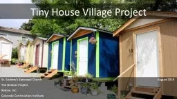 Tiny House Village Project