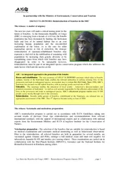 Les Amis des Bonobos du Congo ABC Reintroduction Progr