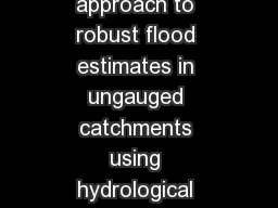 A global approach to robust flood estimates in ungauged catchments using hydrological