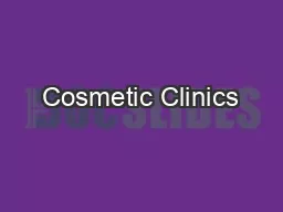 Cosmetic Clinics