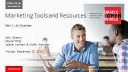 Marketing Tools and Resources
