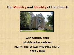 The  Ministry  and  Identity
