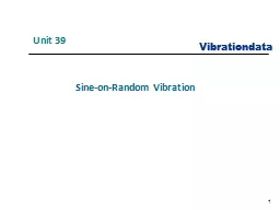 1 Sine-on-Random Vibration