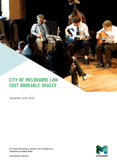 For more information contact City of Melbourne Telepho