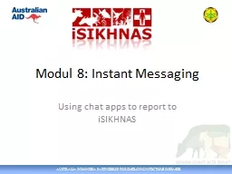 Modul  8: Instant Messaging
