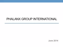 PHALANX GROUP INTERNATIONAL