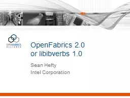 OpenFabrics 2.0 or  libibverbs