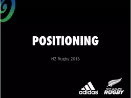 POSITIONING NZ Rugby 2016