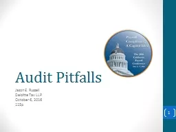 Audit Pitfalls Jason E. Russell