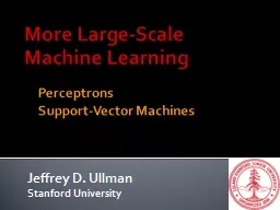 More Large-Scale Machine Learning