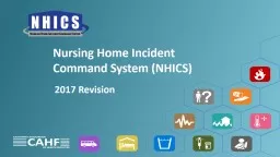 Nursing Home Incident Command System (NHICS)